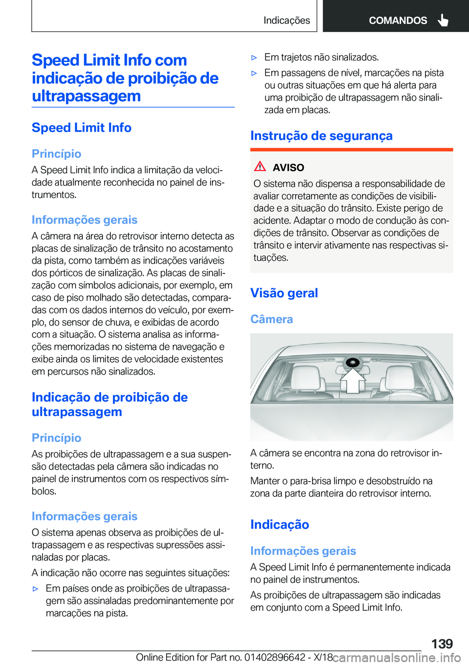 BMW M2 2019  Manual do condutor (in Portuguese) �S�p�e�e�d��L�i�m�i�t��I�n�f�o��c�o�m�i�n�d�i�c�a�