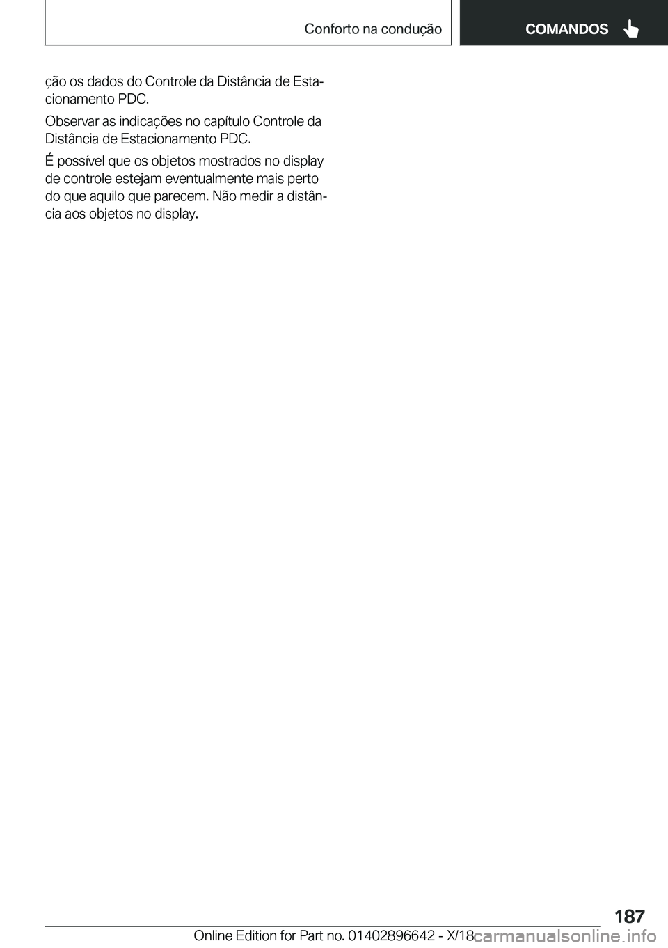 BMW M2 2019  Manual do condutor (in Portuguese) �