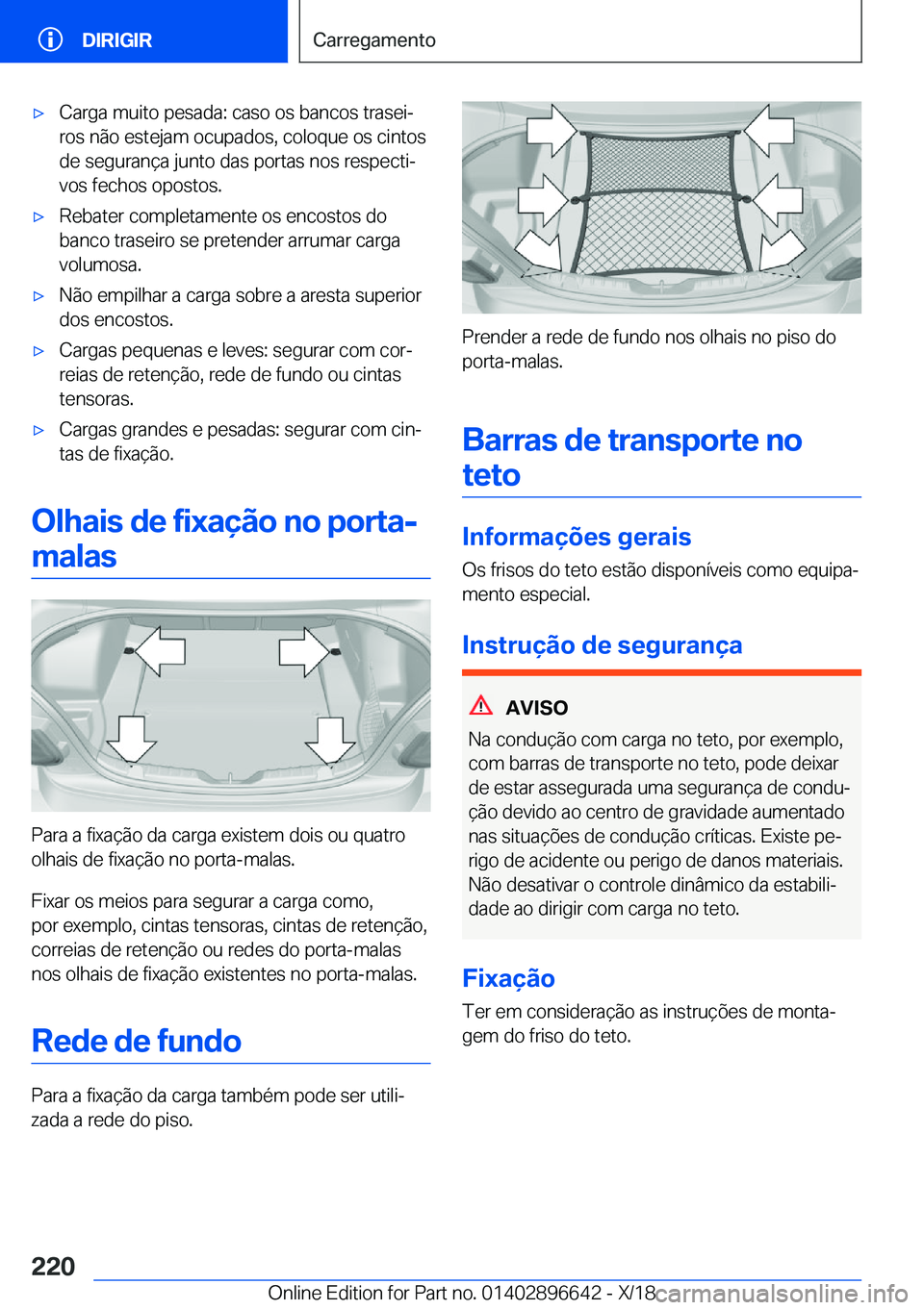 BMW M2 2019  Manual do condutor (in Portuguese) 'x�C�a�r�g�a��m�u�i�t�o��p�e�s�a�d�a�:��c�a�s�o��o�s��b�a�n�c�o�s��t�r�a�s�e�iª
�r�o�s��n�ã�o��e�s�t�e�j�a�m��o�c�u�p�a�d�o�s�,��c�o�l�o�q�u�e��o�s��c�i�n�t�o�s
�d�e��s�e�g�u�r�a�n