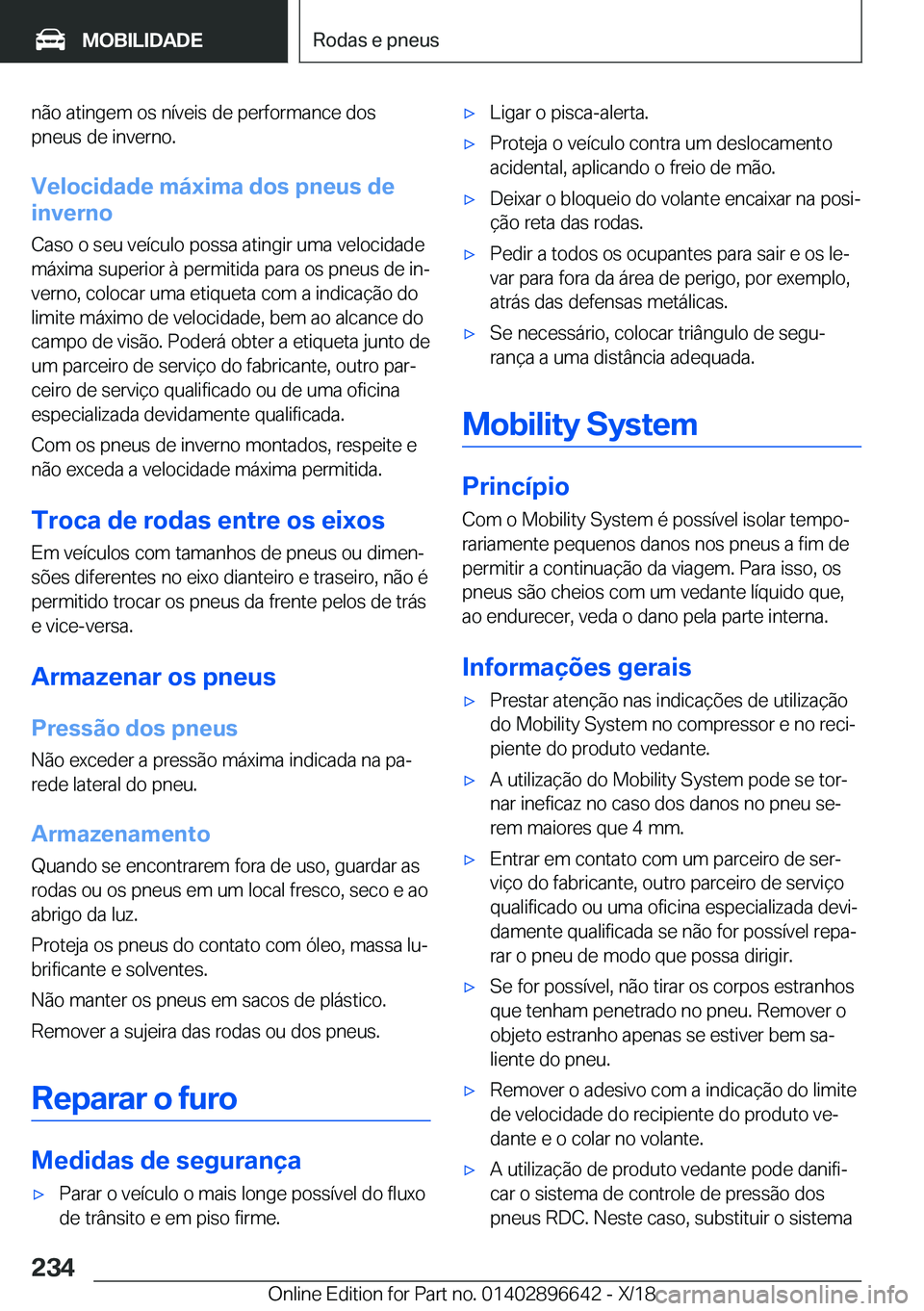BMW M2 2019  Manual do condutor (in Portuguese) �n�ã�o��a�t�i�n�g�e�m��o�s��n�