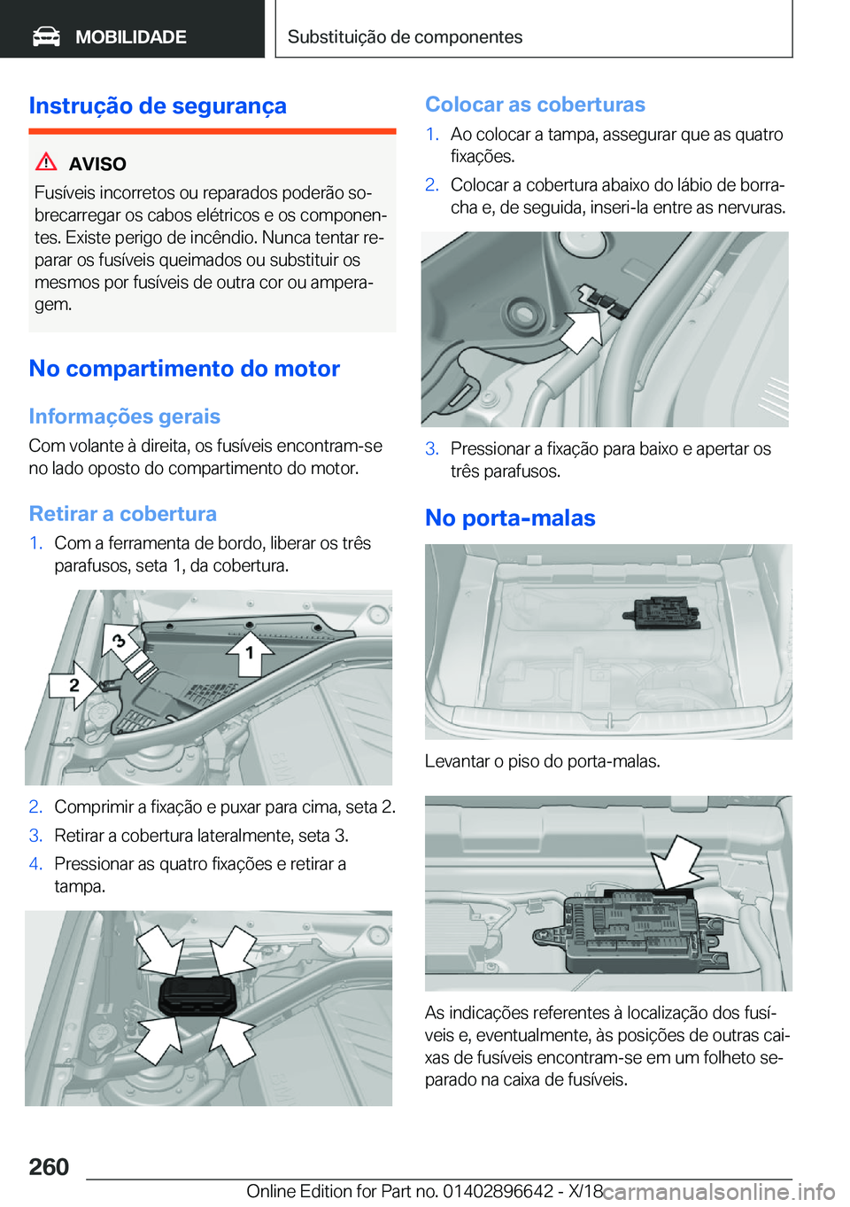 BMW M2 2019  Manual do condutor (in Portuguese) �I�n�s�t�r�u�