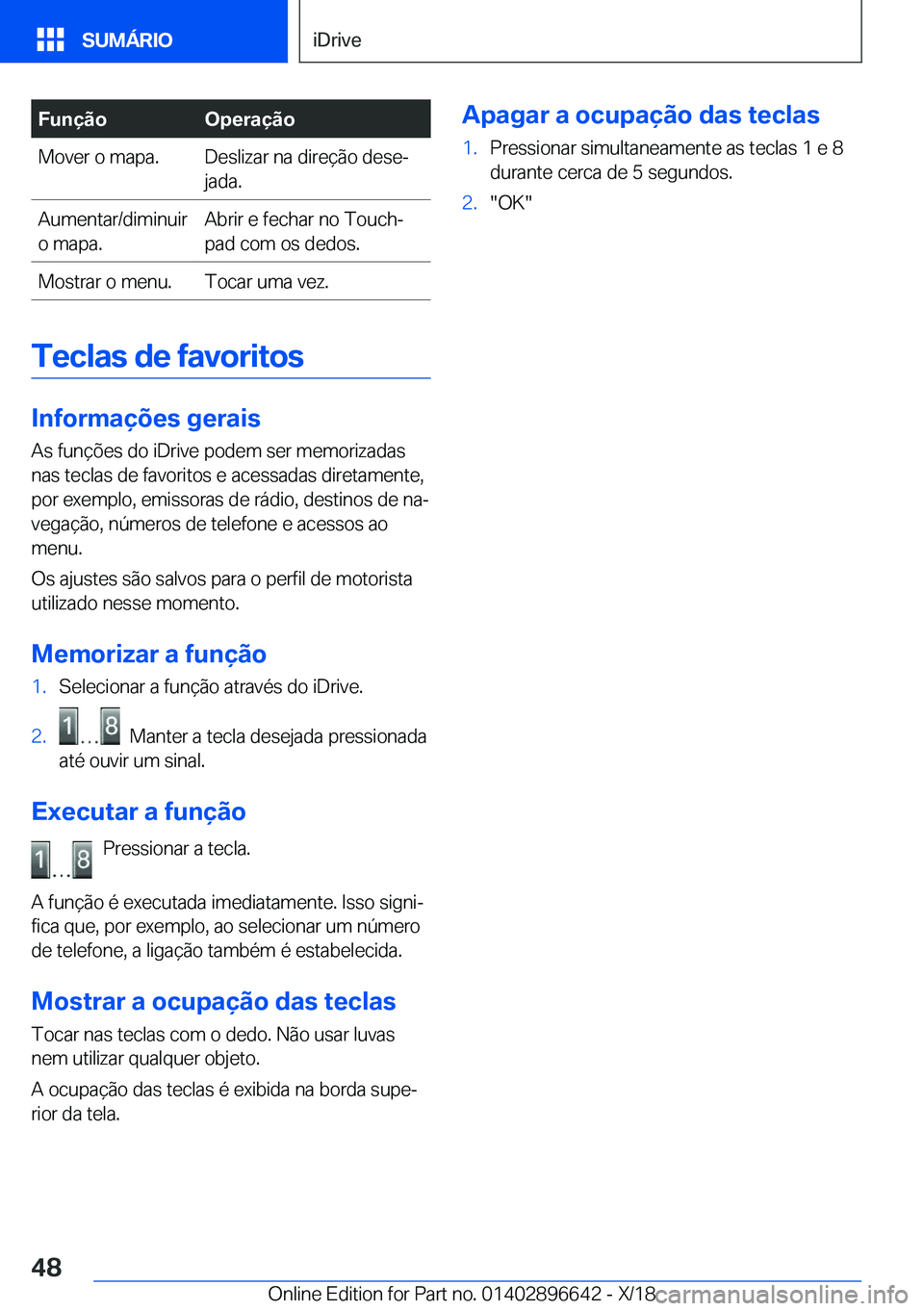BMW M2 2019  Manual do condutor (in Portuguese) �F�u�n�