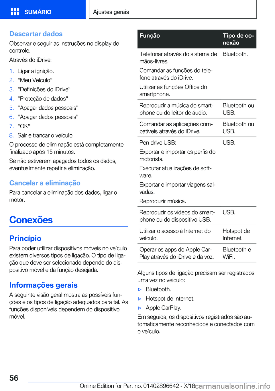 BMW M2 2019  Manual do condutor (in Portuguese) �D�e�s�c�a�r�t�a�r��d�a�d�o�s
�O�b�s�e�r�v�a�r��e��s�e�g�u�i�r��a�s��i�n�s�t�r�u�