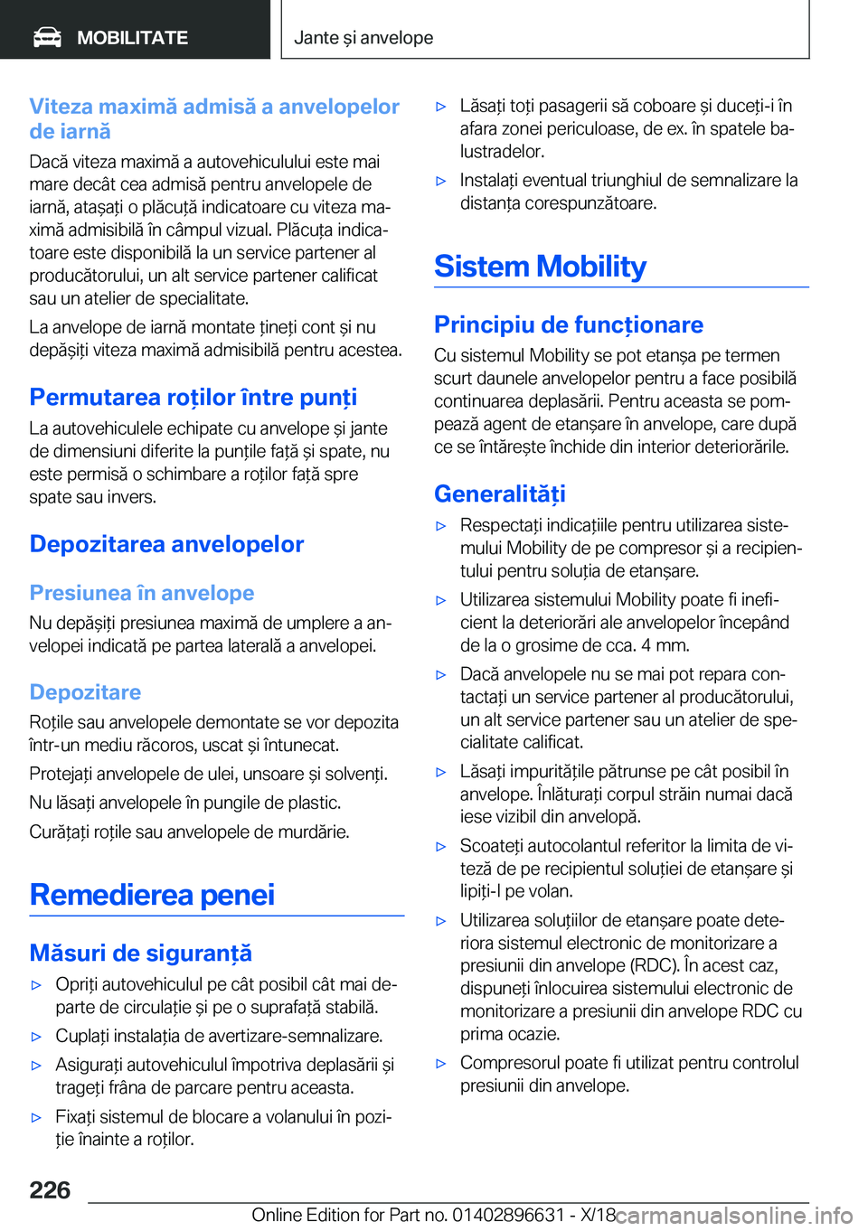 BMW M2 2019  Ghiduri De Utilizare (in Romanian) �V�i�t�e�z�a��m�a�x�i�m�