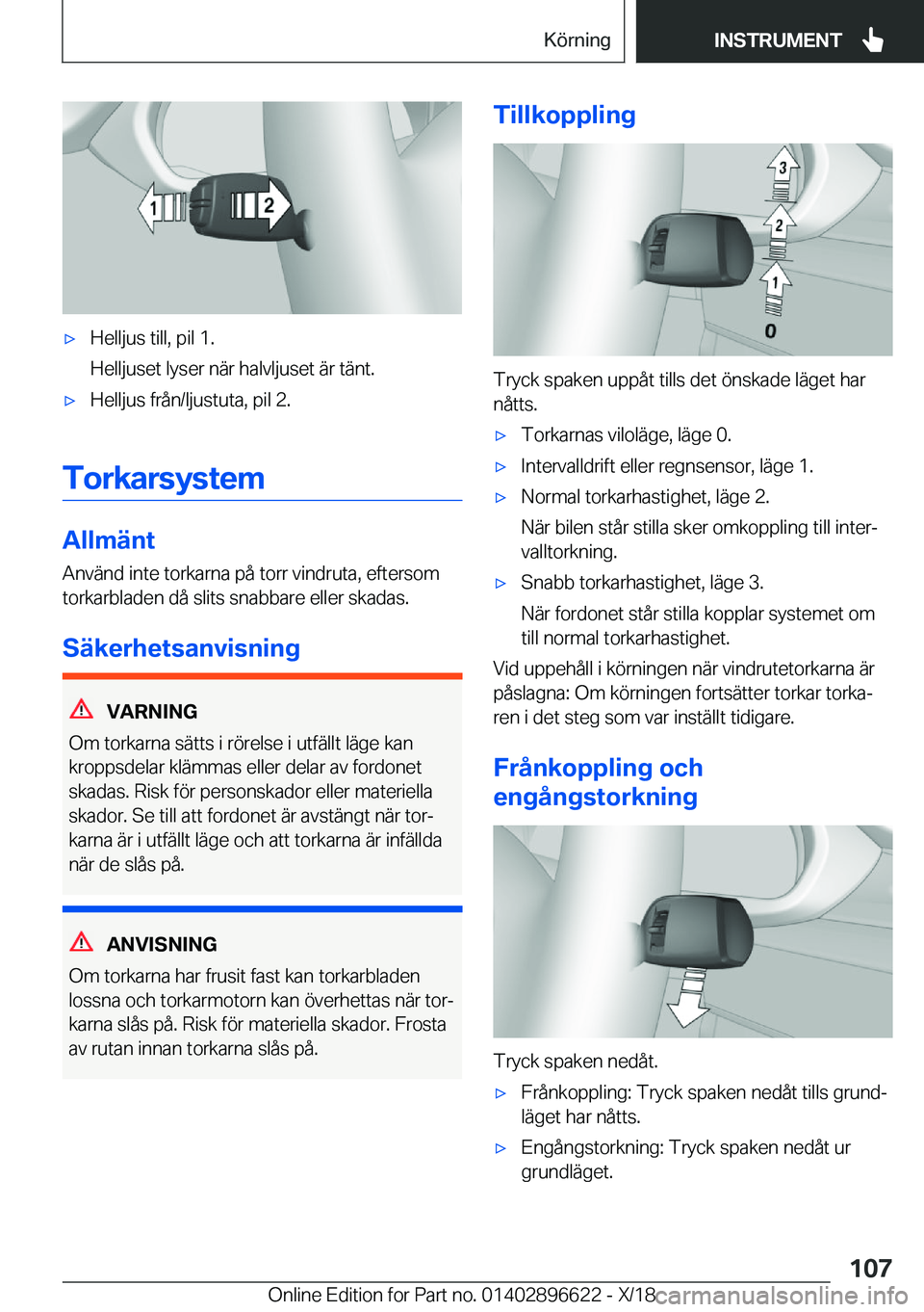 BMW M2 2019  InstruktionsbÖcker (in Swedish) 'x�H�e�l�l�j�u�s��t�i�l�l�,��p�i�l��1�.
�H�e�l�l�j�u�s�e�t��l�y�s�e�r��n�ä�r��h�a�l�v�l�j�u�s�e�t��ä�r��t�ä�n�t�.'x�H�e�l�l�j�u�s��f�r�å�n�/�l�j�u�s�t�u�t�a�,��p�i�l��2�.
�T�o�r