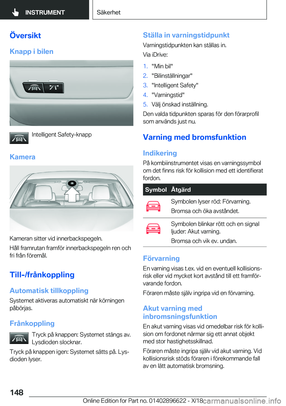 BMW M2 2019  InstruktionsbÖcker (in Swedish) �