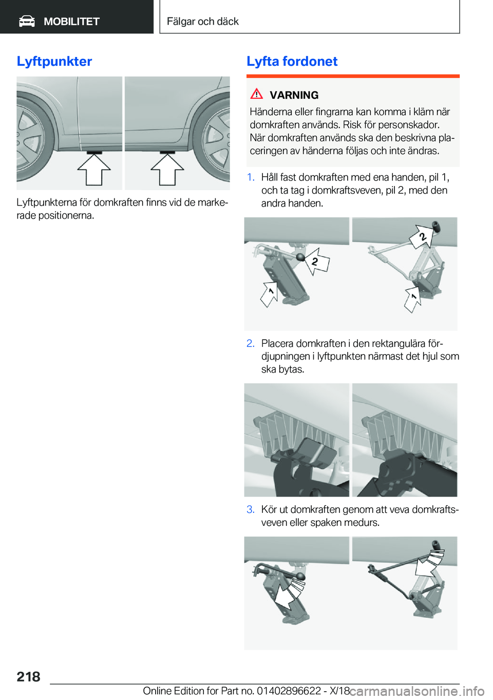 BMW M2 2019  InstruktionsbÖcker (in Swedish) �L�y�f�t�p�u�n�k�t�e�r
�L�y�f�t�p�u�n�k�t�e�r�n�a��f�