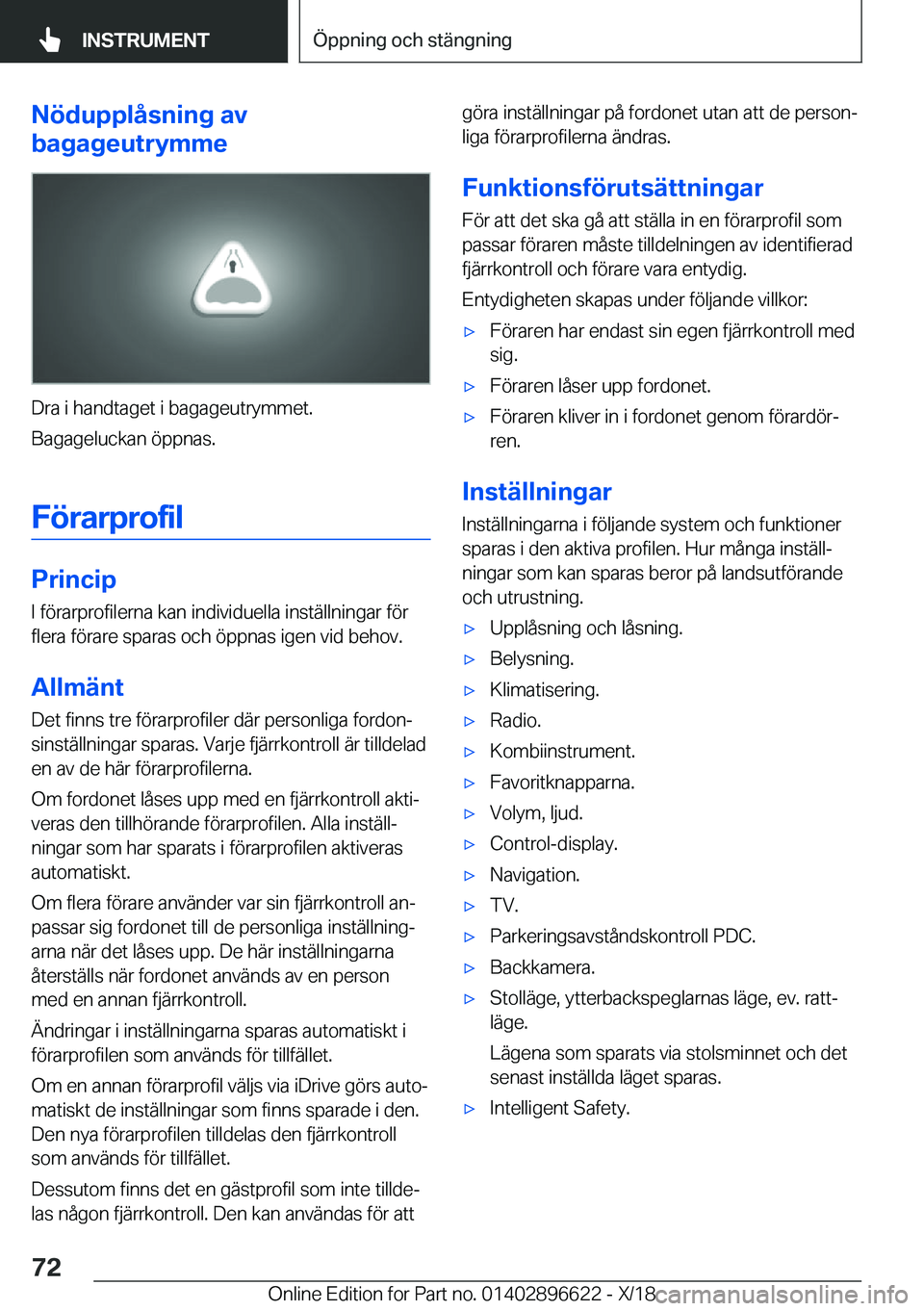 BMW M2 2019  InstruktionsbÖcker (in Swedish) �N�