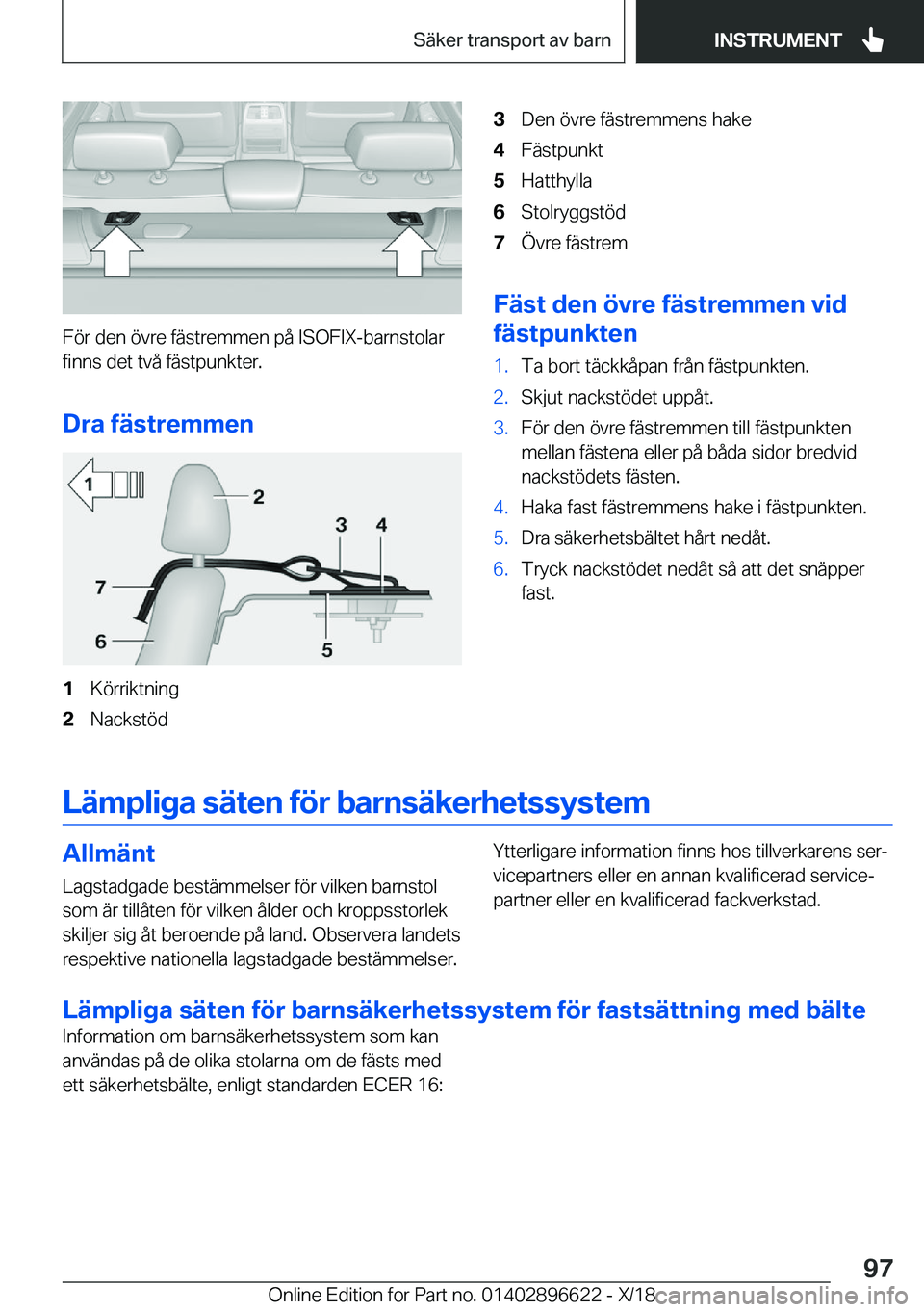 BMW M2 2019  InstruktionsbÖcker (in Swedish) �F�