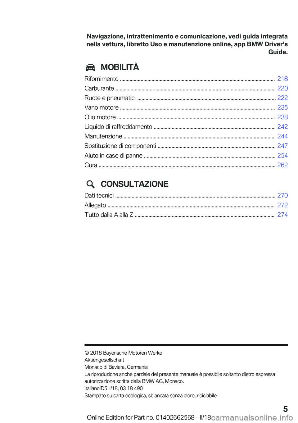 BMW M2 2018  Libretti Di Uso E manutenzione (in Italian) �M�O�B�I�L�I�T�