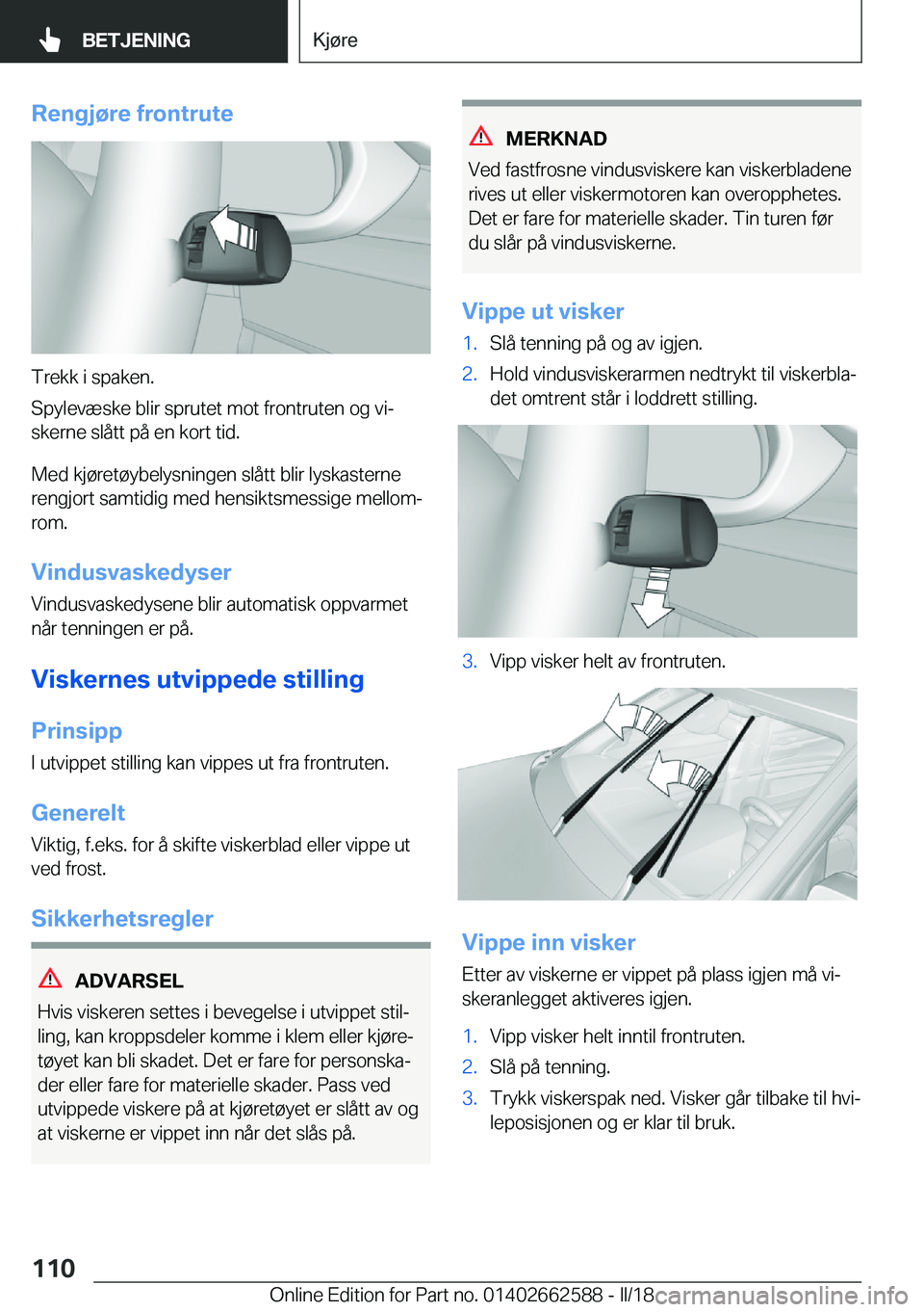 BMW M2 2018  InstruksjonsbØker (in Norwegian) �R�e�n�g�j�