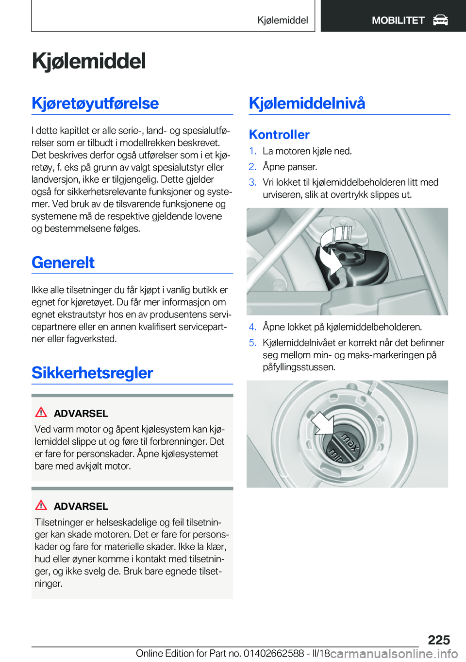 BMW M2 2018  InstruksjonsbØker (in Norwegian) �K�j�