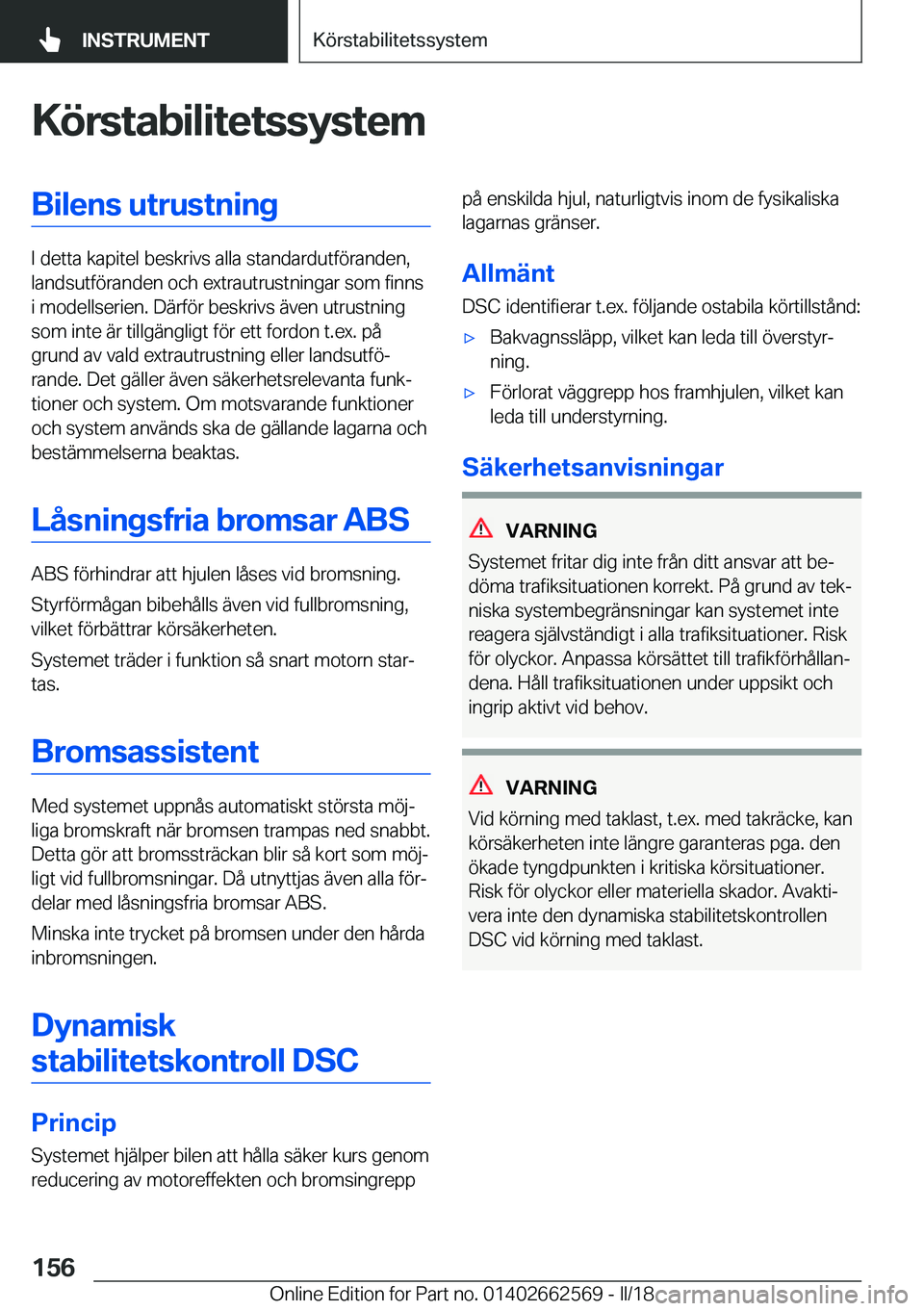 BMW M2 2018  InstruktionsbÖcker (in Swedish) �K�