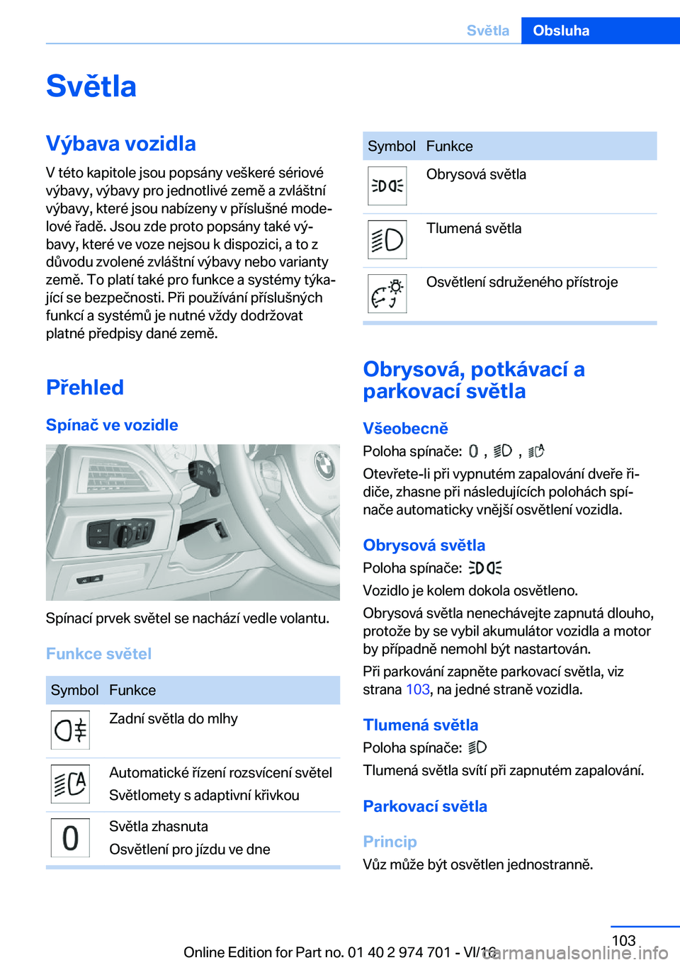 BMW M2 2017  Návod na použití (in Czech) �S�v�