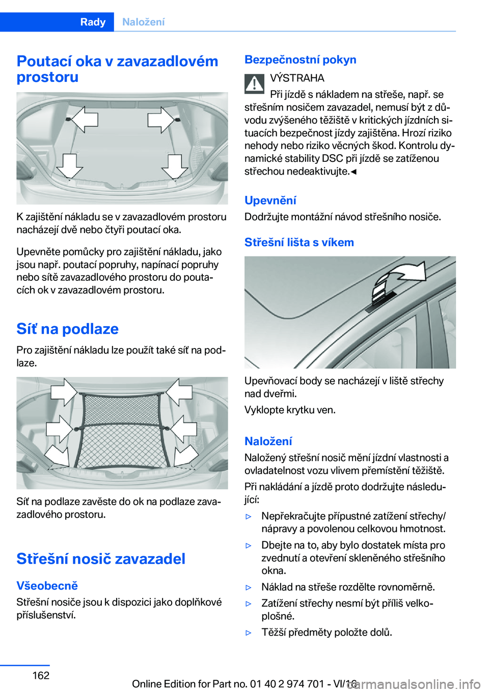 BMW M2 2017  Návod na použití (in Czech) �P�o�u�t�a�c�