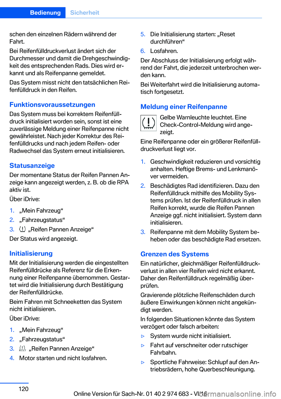 BMW M2 2017  Betriebsanleitungen (in German) �s�c�h�e�n� �d�e�n� �e�i�n�z�e�l�n�e�n� �R�
