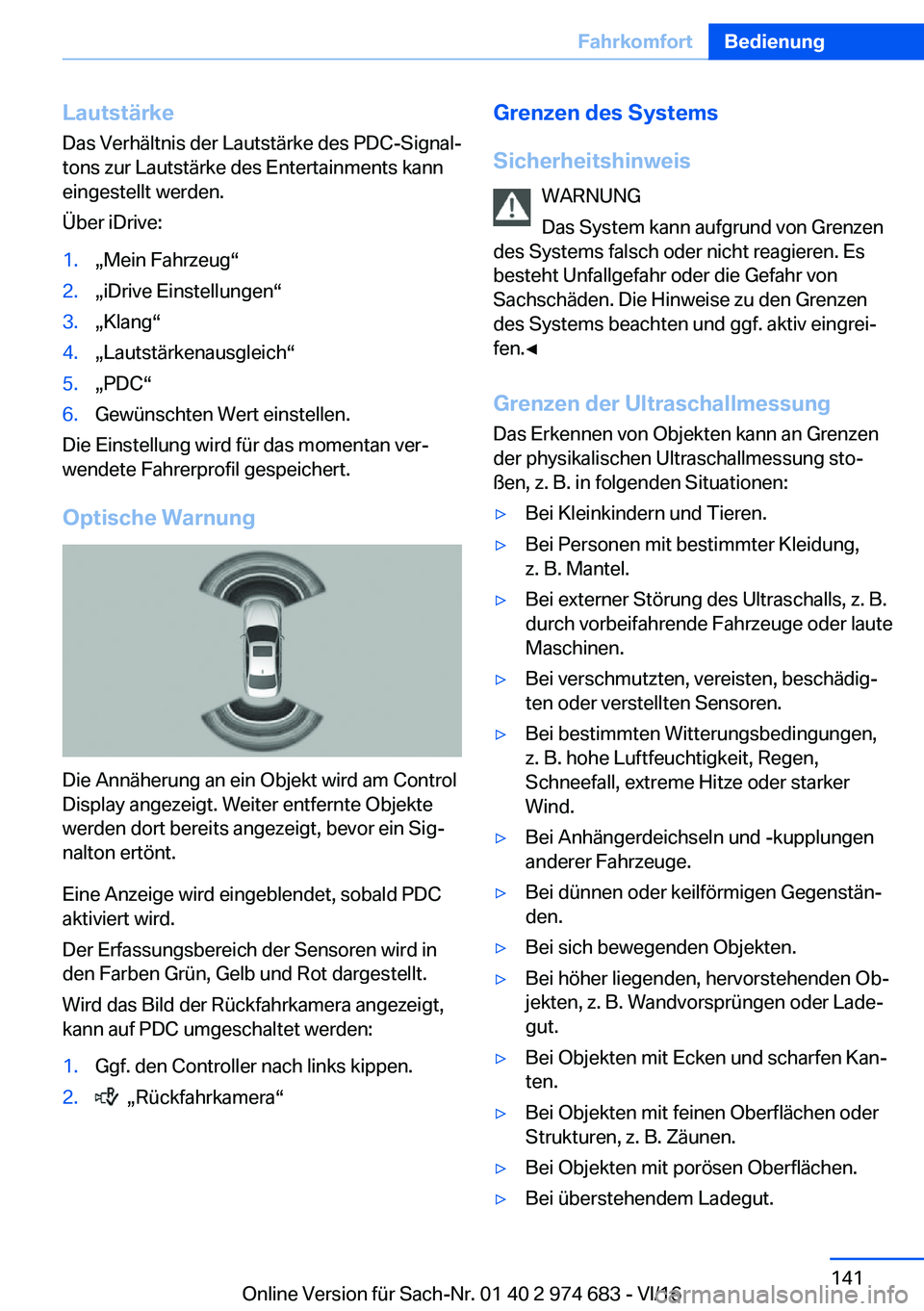 BMW M2 2017  Betriebsanleitungen (in German) �L�a�u�t�s�t�