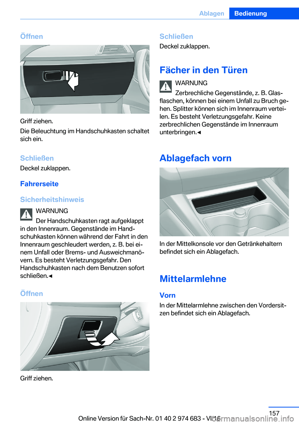 BMW M2 2017  Betriebsanleitungen (in German) �