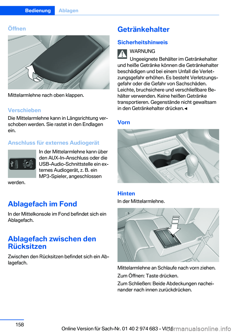 BMW M2 2017  Betriebsanleitungen (in German) �