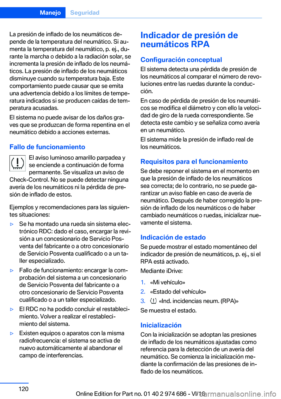 BMW M2 2017  Manuales de Empleo (in Spanish) �L�a� �p�r�e�s�i�