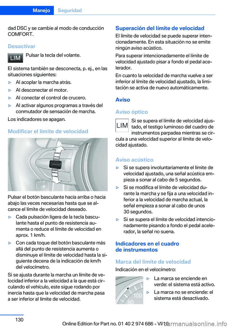 BMW M2 2017  Manuales de Empleo (in Spanish) �d�a�d� �D�S�C� �y� �s�e� �c�a�m�b�i�e� �a�l� �m�o�d�o� �d�e� �c�o�n�d�u�c�c�i�