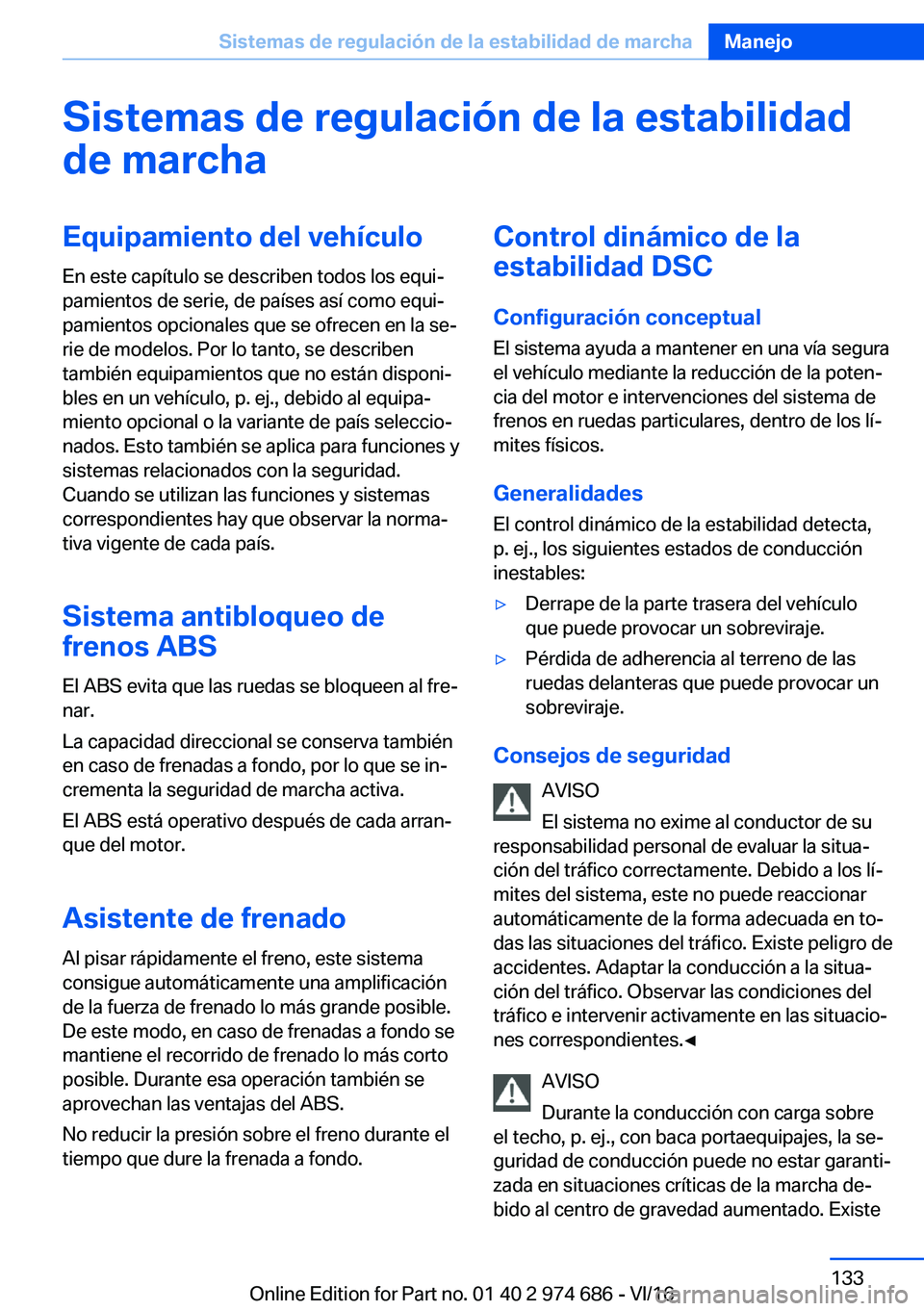 BMW M2 2017  Manuales de Empleo (in Spanish) �S�i�s�t�e�m�a�s��d�e��r�e�g�u�l�a�c�i�