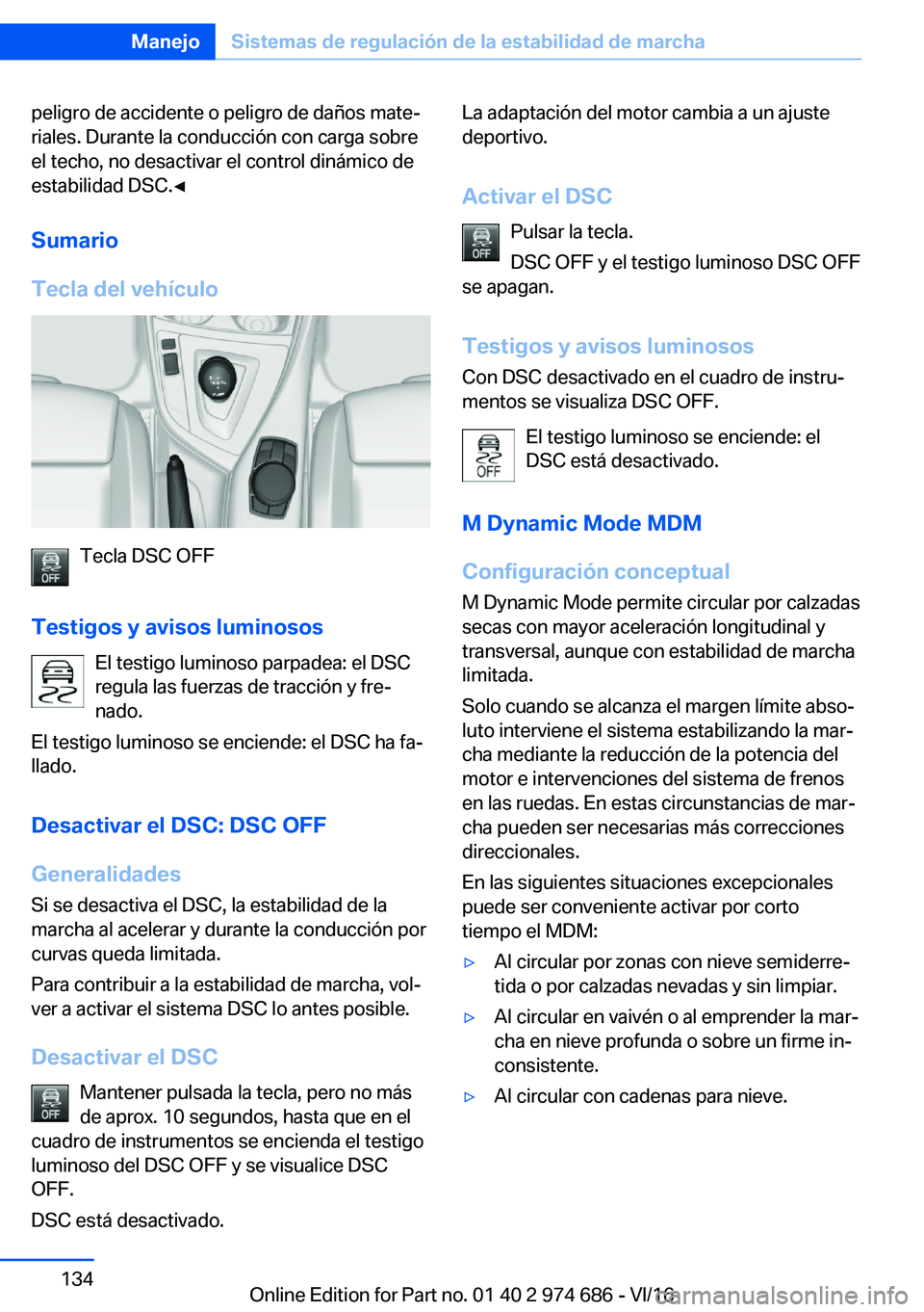 BMW M2 2017  Manuales de Empleo (in Spanish) �p�e�l�i�g�r�o� �d�e� �a�c�c�i�d�e�n�t�e� �o� �p�e�l�i�g�r�o� �d�e� �d�a�