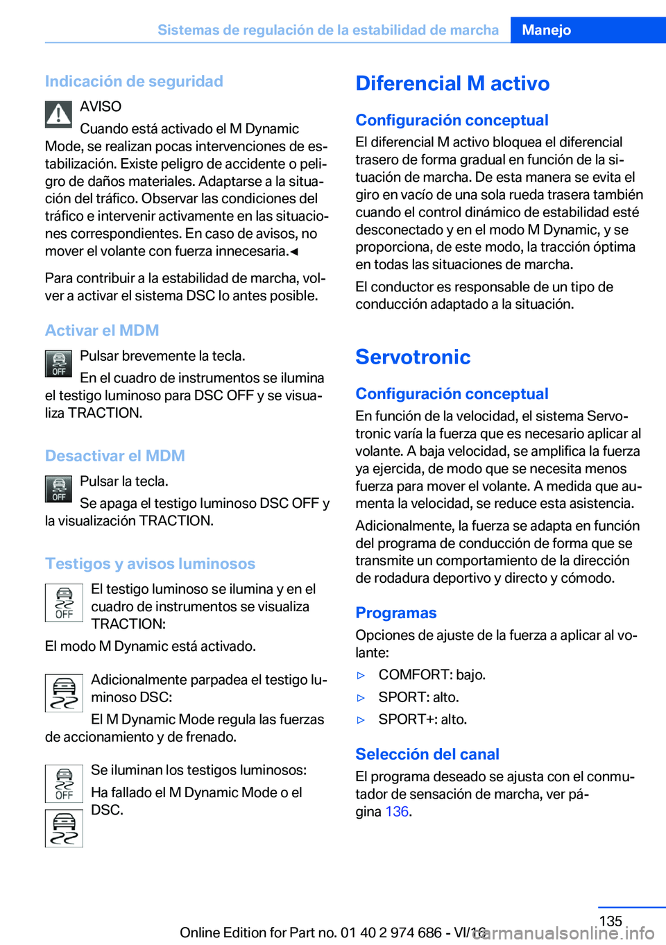 BMW M2 2017  Manuales de Empleo (in Spanish) �I�n�d�i�c�a�c�i�