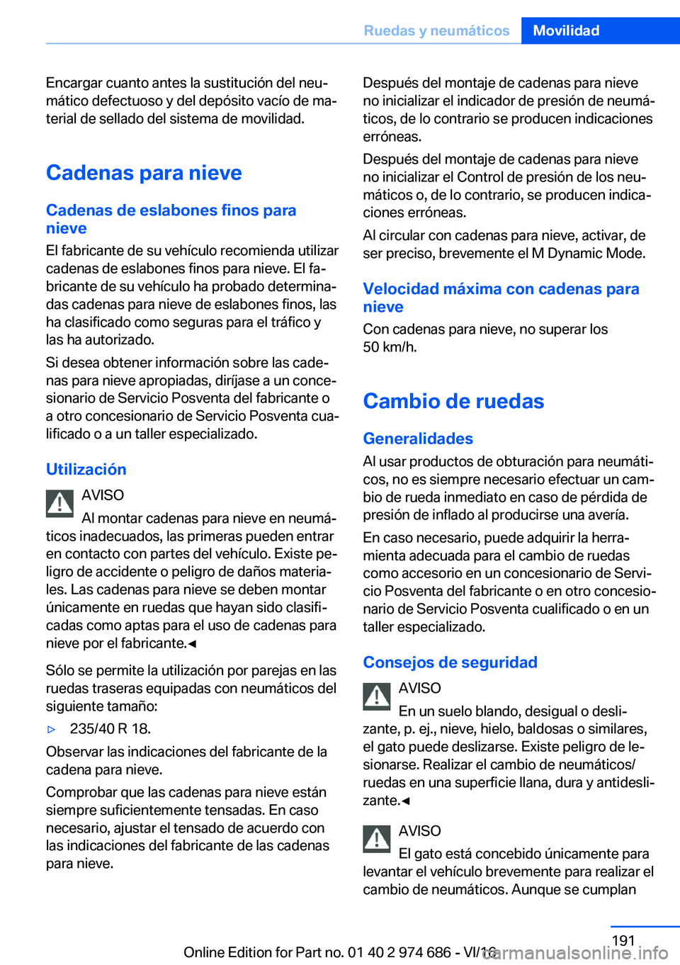 BMW M2 2017  Manuales de Empleo (in Spanish) �E�n�c�a�r�g�a�r� �c�u�a�n�t�o� �a�n�t�e�s� �l�a� �s�u�s�t�i�t�u�c�i�