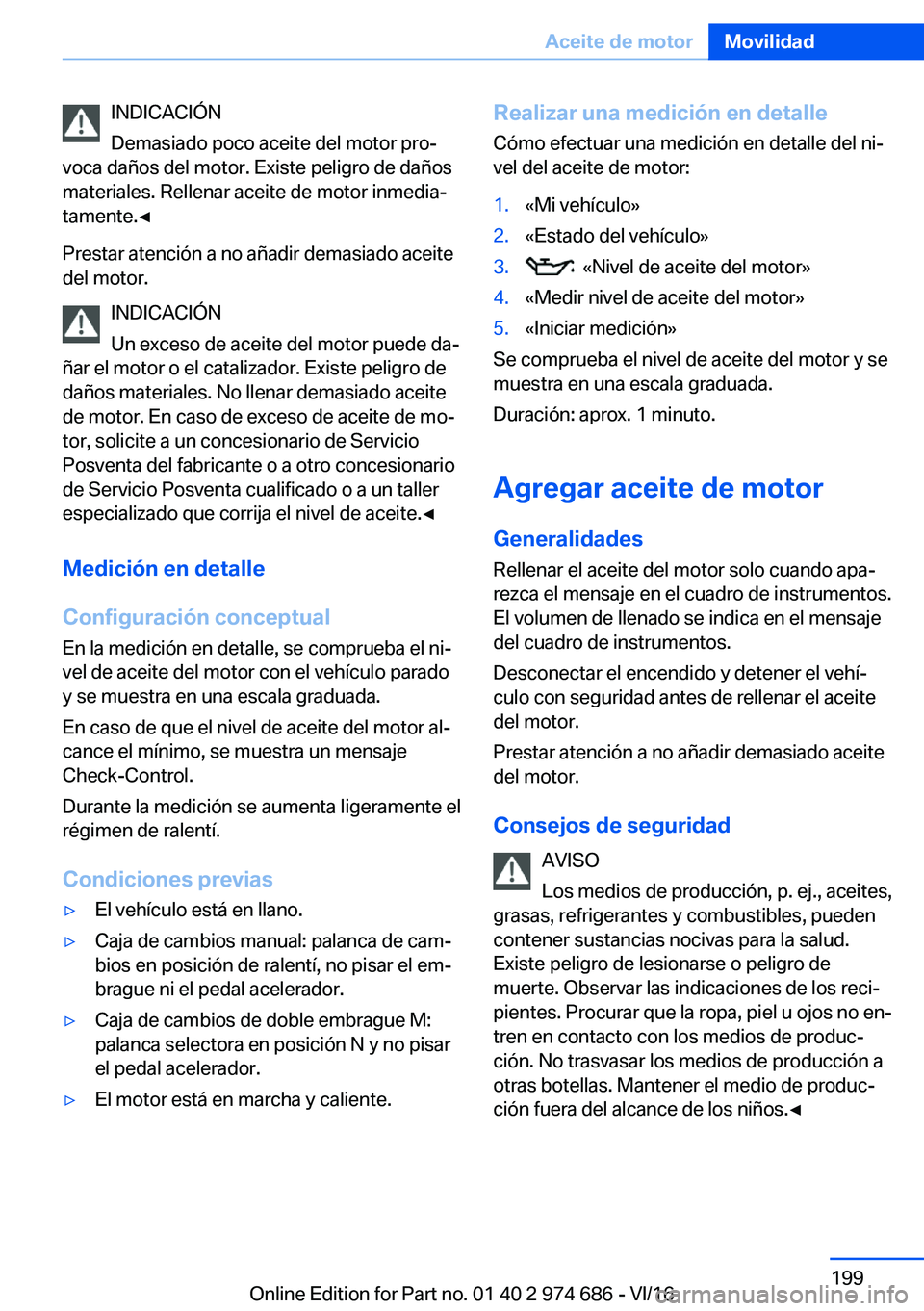BMW M2 2017  Manuales de Empleo (in Spanish) �I�N�D�I�C�A�C�I�