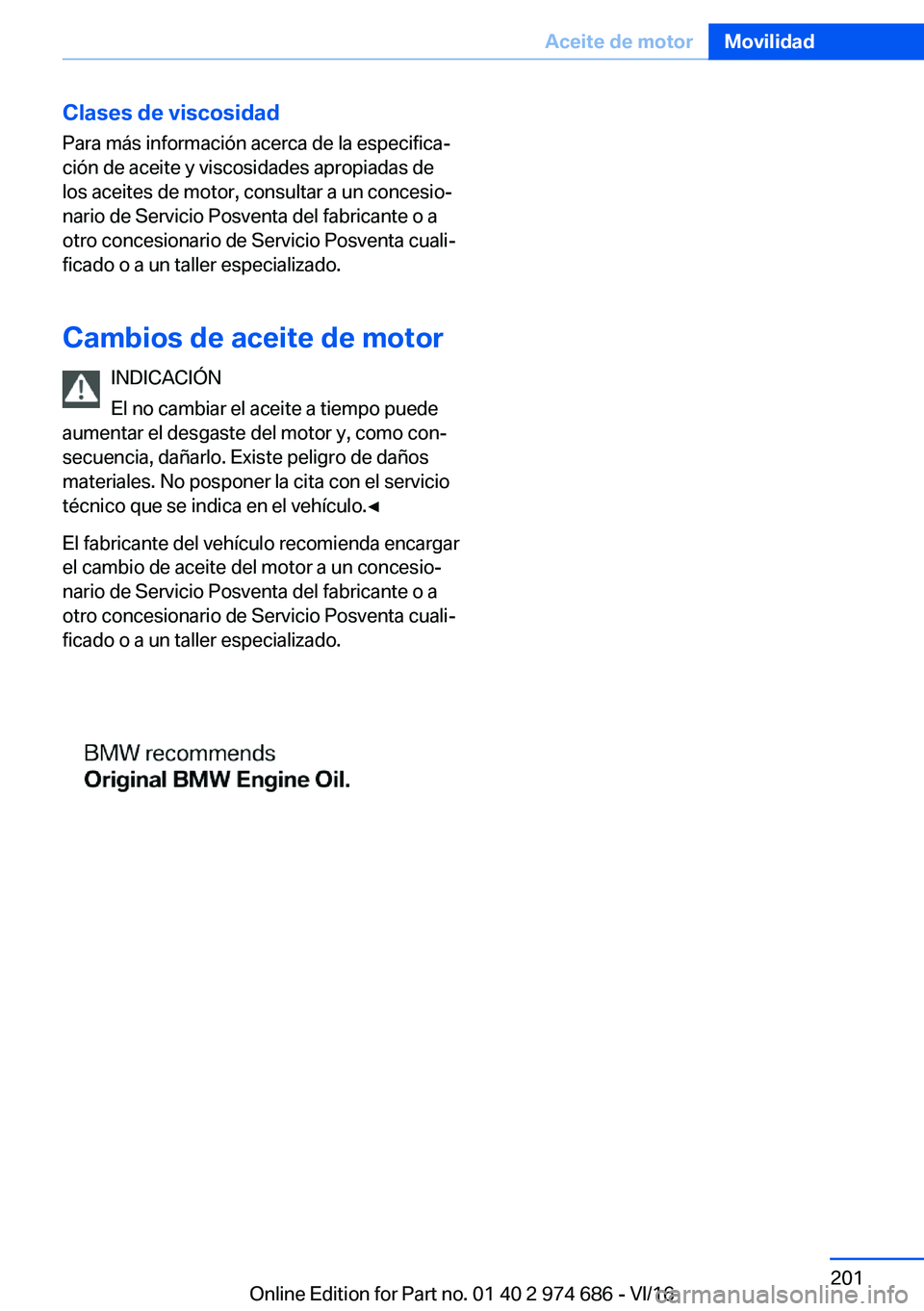 BMW M2 2017  Manuales de Empleo (in Spanish) �C�l�a�s�e�s��d�e��v�i�s�c�o�s�i�d�a�d�P�a�r�a� �m�