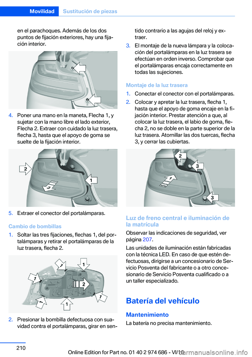 BMW M2 2017  Manuales de Empleo (in Spanish) �e�n� �e�l� �p�a�r�a�c�h�o�q�u�e�s�.� �A�d�e�m�