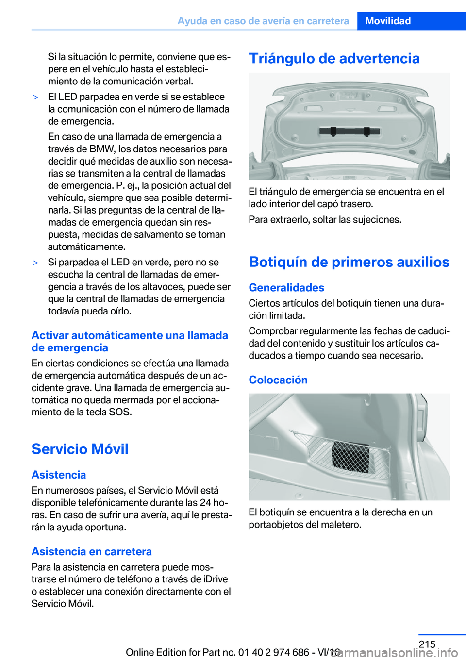 BMW M2 2017  Manuales de Empleo (in Spanish) �S�i� �l�a� �s�i�t�u�a�c�i�