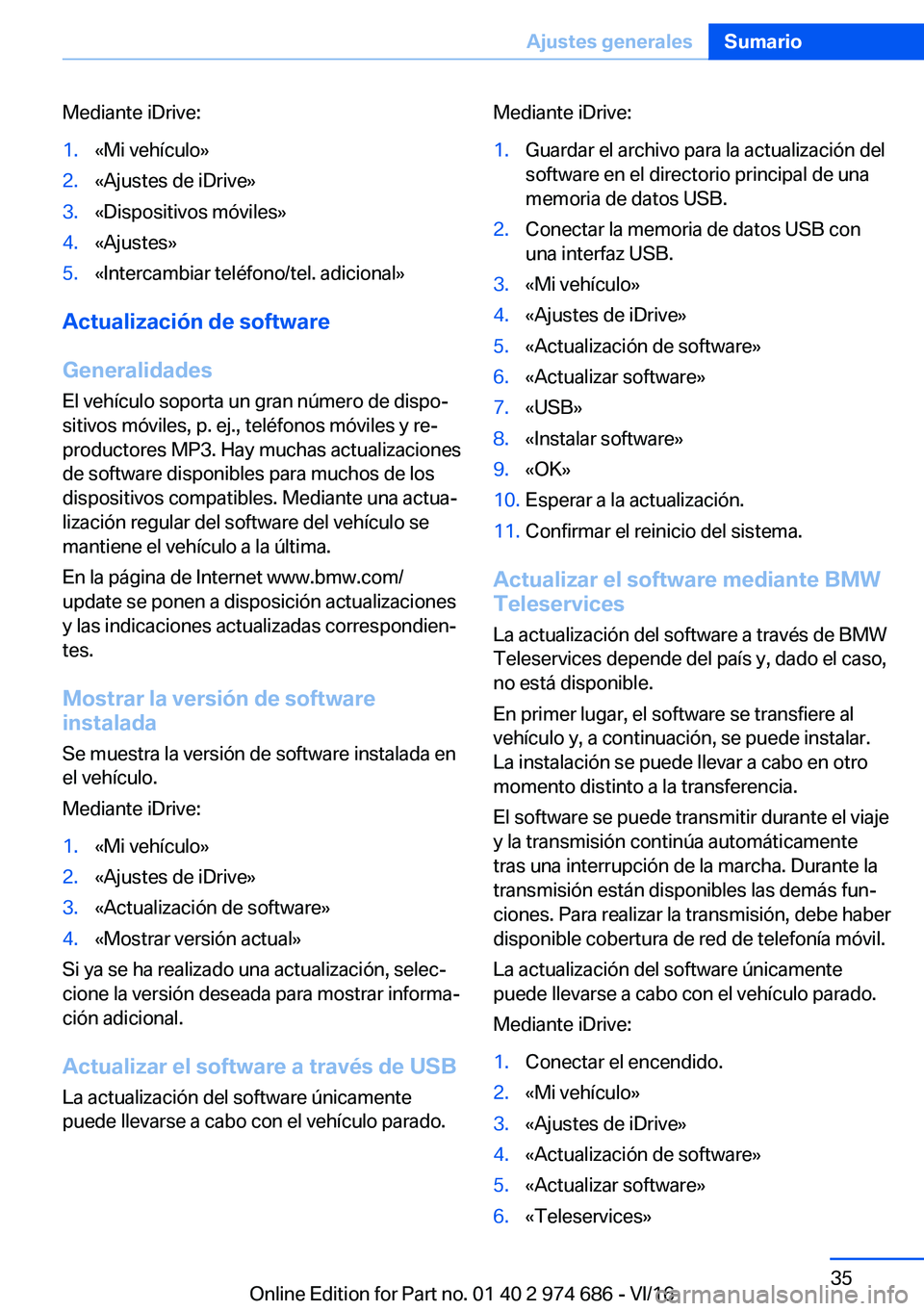 BMW M2 2017  Manuales de Empleo (in Spanish) �M�e�d�i�a�n�t�e� �i�D�r�i�v�e�:�1�.�«�M�i� �v�e�h�