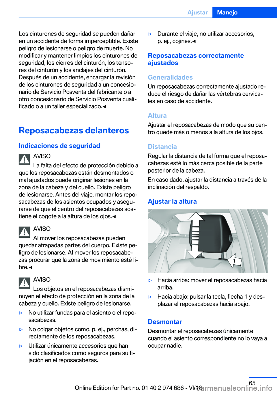 BMW M2 2017  Manuales de Empleo (in Spanish) �L�o�s� �c�i�n�t�u�r�o�n�e�s� �d�e� �s�e�g�u�r�i�d�a�d� �s�e� �p�u�e�d�e�n� �d�a�