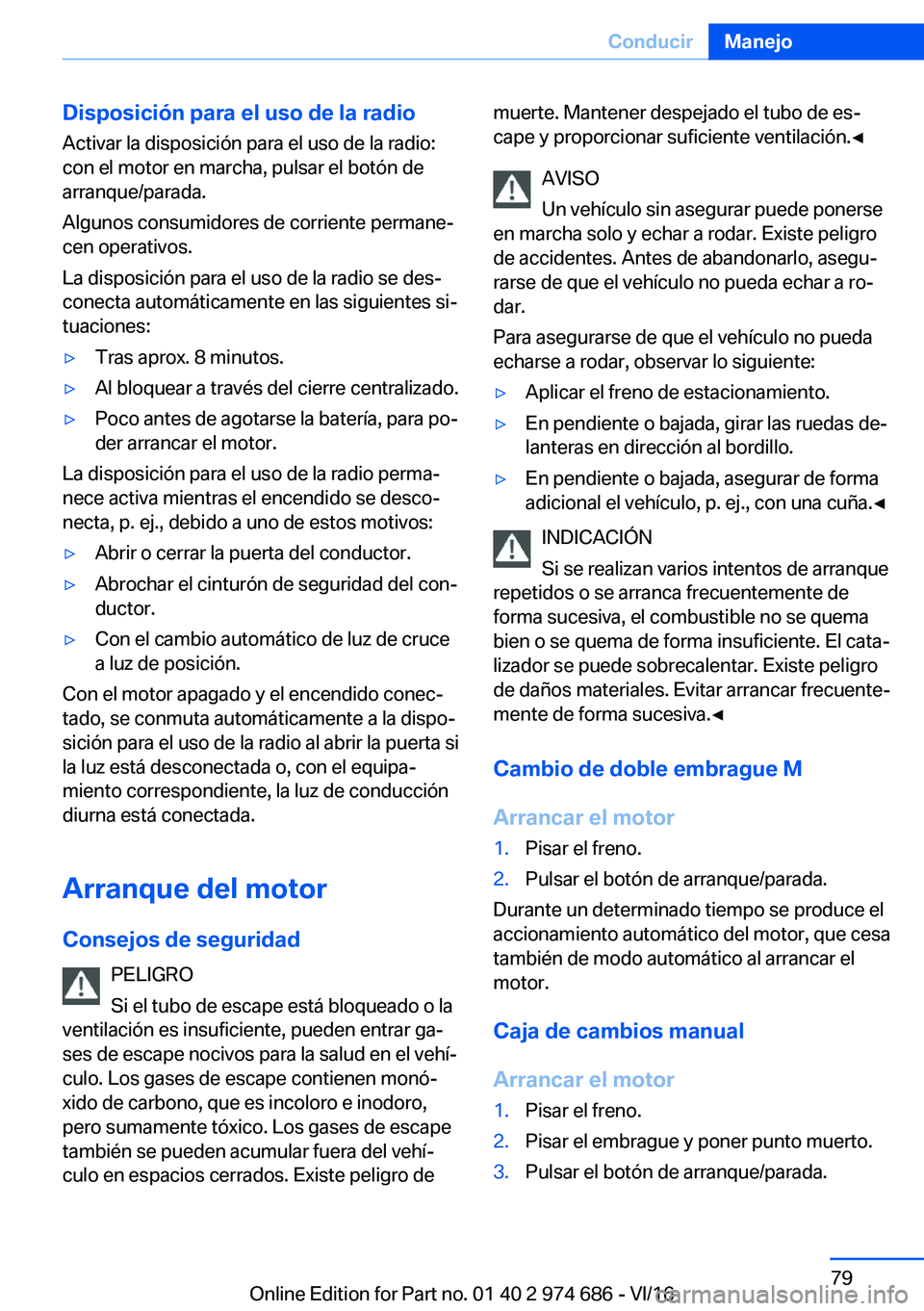 BMW M2 2017  Manuales de Empleo (in Spanish) �D�i�s�p�o�s�i�c�i�