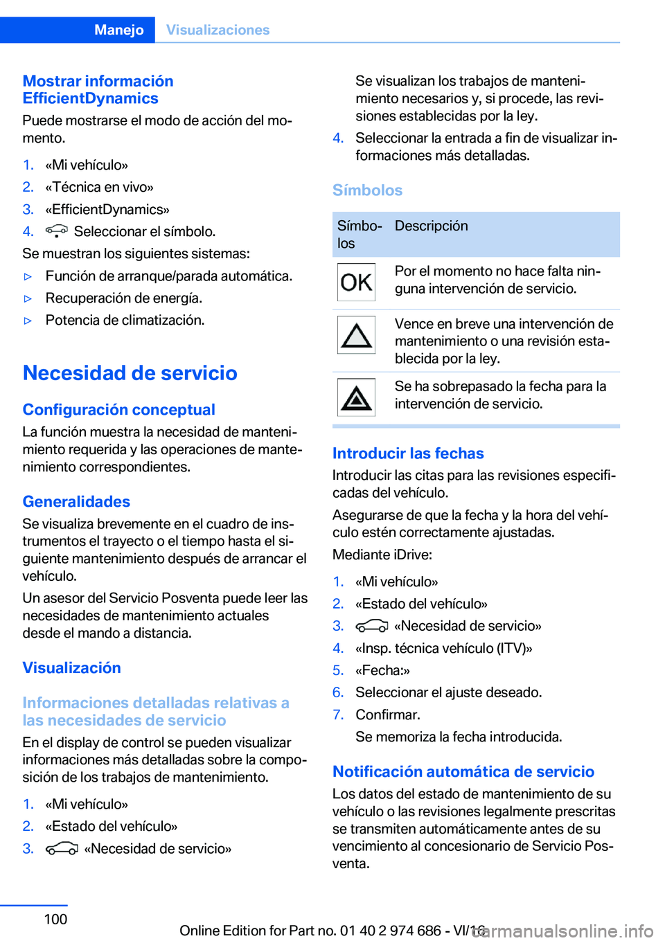 BMW M2 2017  Manuales de Empleo (in Spanish) �M�o�s�t�r�a�r��i�n�f�o�r�m�a�c�i�