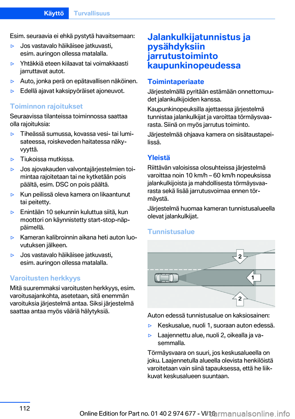 BMW M2 2017  Omistajan Käsikirja (in Finnish) �E�s�i�m�.� �s�e�u�r�a�a�v�i�a� �e�i� �e�h�k�