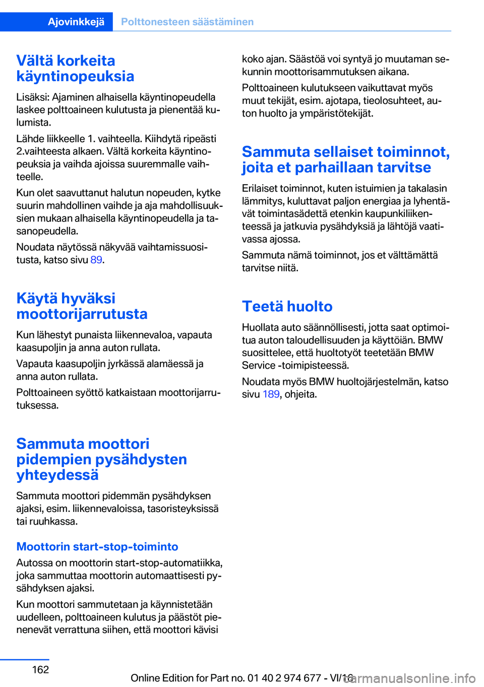 BMW M2 2017  Omistajan Käsikirja (in Finnish) �V�