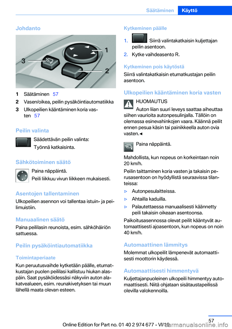 BMW M2 2017  Omistajan Käsikirja (in Finnish) �J�o�h�d�a�n�t�o�1�S�