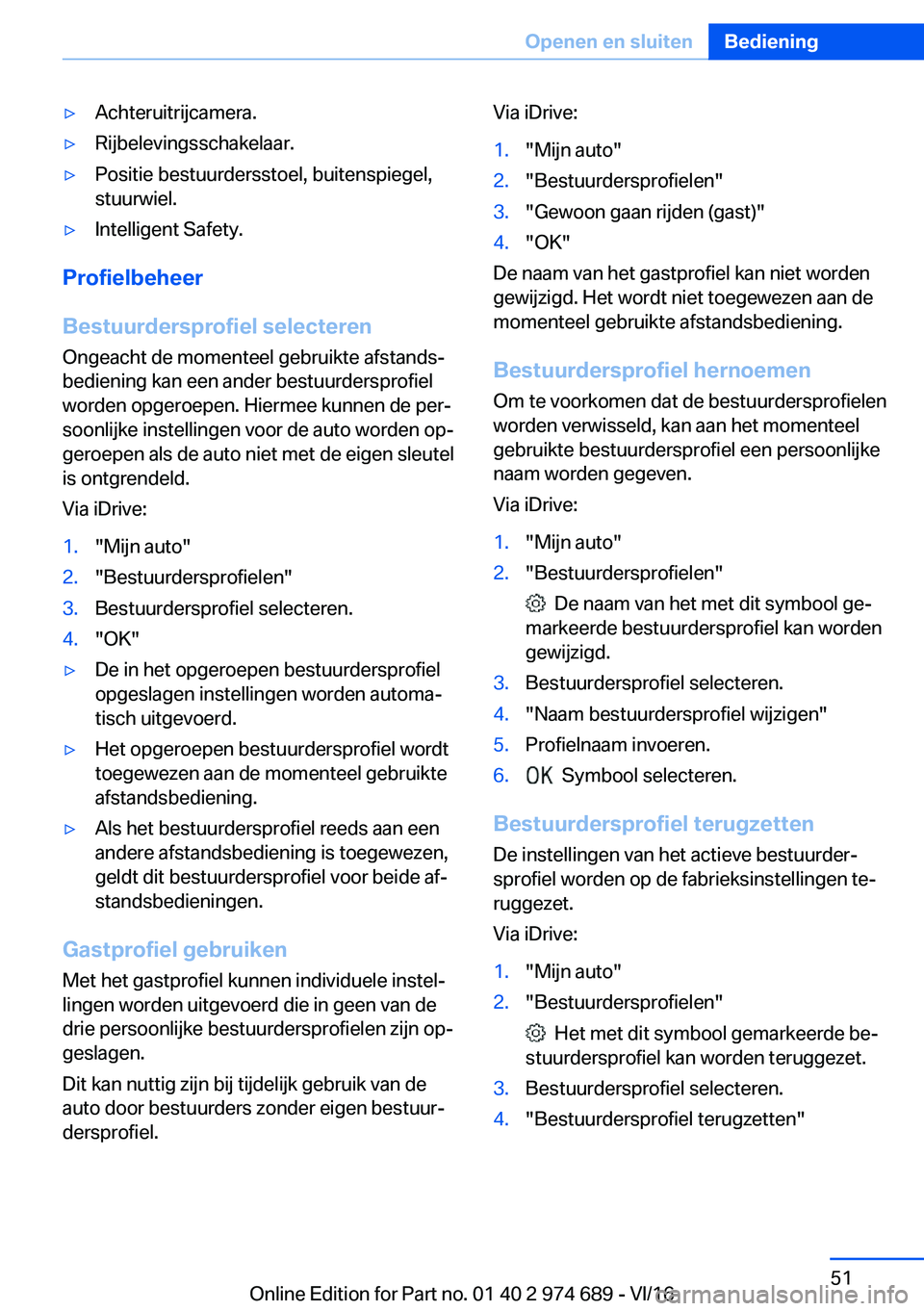 BMW M2 2017  Instructieboekjes (in Dutch) 'y�A�c�h�t�e�r�u�i�t�r�i�j�c�a�m�e�r�a�.'y�R�i�j�b�e�l�e�v�i�n�g�s�s�c�h�a�k�e�l�a�a�r�.'y�P�o�s�i�t�i�e� �b�e�s�t�u�u�r�d�e�r�s�s�t�o�e�l�,� �b�u�i�t�e�n�s�p�i�e�g�e�l�,�s�t�u�u�r�w�i�e�l