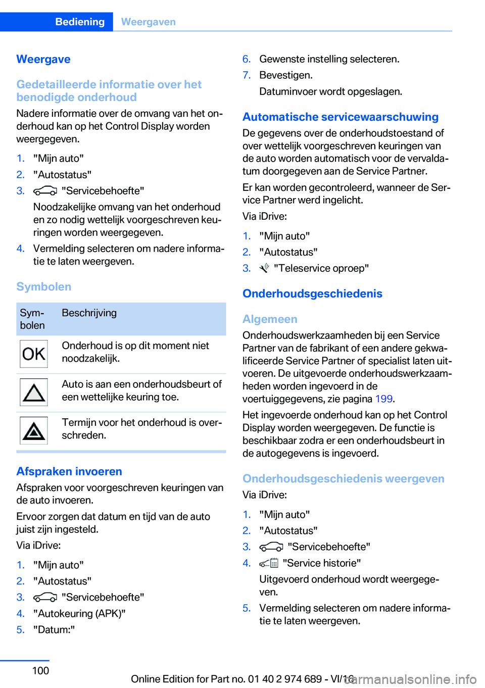 BMW M2 2017  Instructieboekjes (in Dutch) �W�e�e�r�g�a�v�e
�G�e�d�e�t�a�i�l�l�e�e�r�d�e��i�n�f�o�r�m�a�t�i�e��o�v�e�r��h�e�t
�b�e�n�o�d�i�g�d�e��o�n�d�e�r�h�o�u�d
�N�a�d�e�r�e� �i�n�f�o�r�m�a�t�i�e� �o�v�e�r� �d�e� �o�m�v�a�n�g� �v�a�n� �