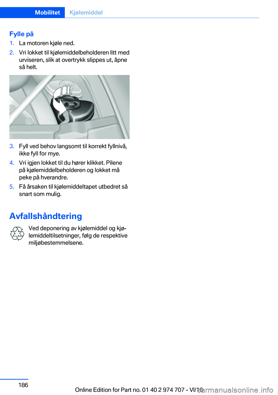 BMW M2 2017  InstruksjonsbØker (in Norwegian) �F�Z�l�l�e��p�å�1�.�L�a� �m�o�t�o�r�e�n� �k�j�