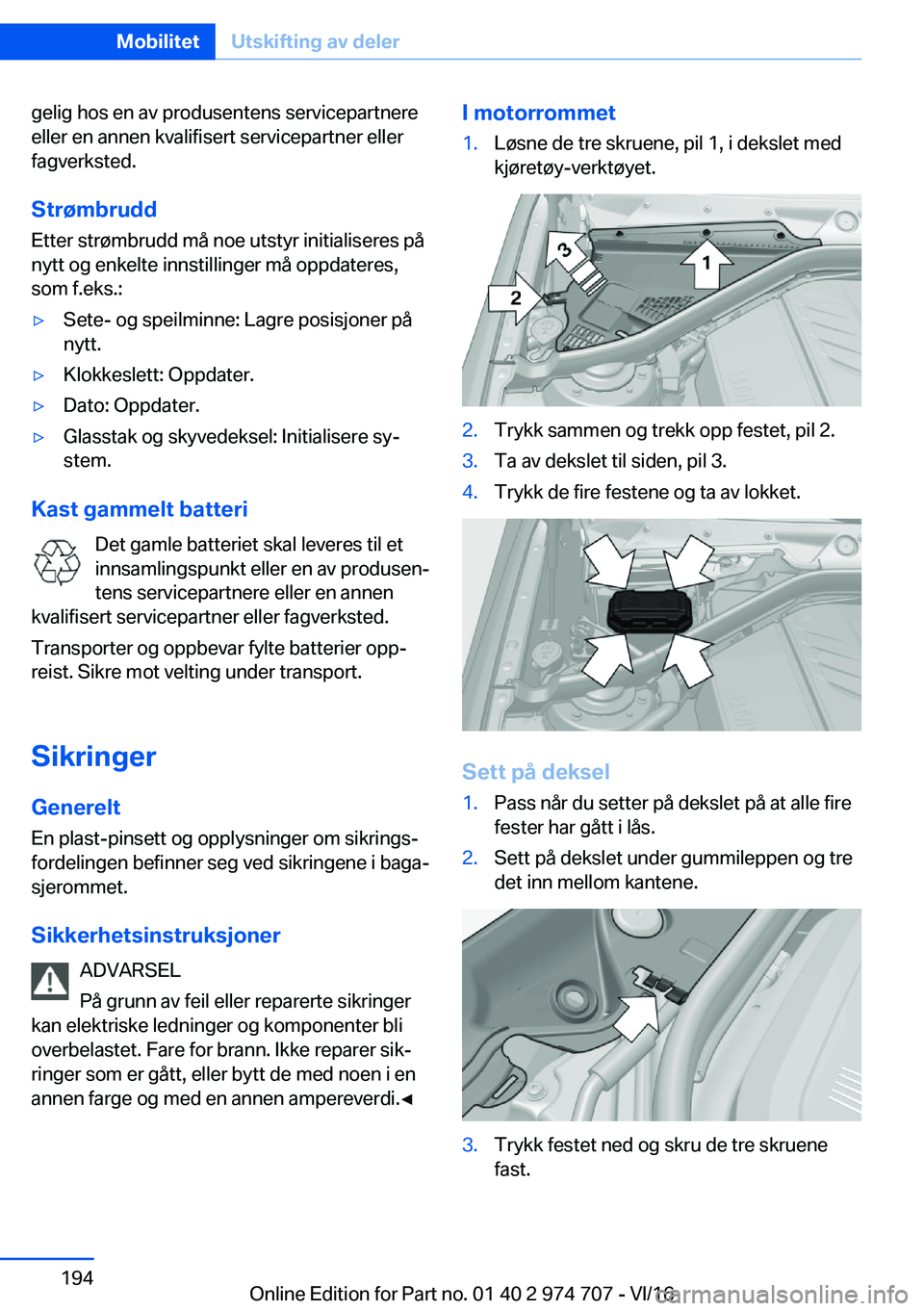 BMW M2 2017  InstruksjonsbØker (in Norwegian) �g�e�l�i�g� �h�o�s� �e�n� �a�v� �p�r�o�d�u�s�e�n�t�e�n�s� �s�e�r�v�i�c�e�p�a�r�t�n�e�r�e�e�l�l�e�r� �e�n� �a�n�n�e�n� �k�v�a�l�i�f�i�s�e�r�t� �s�e�r�v�i�c�e�p�a�r�t�n�e�r� �e�l�l�e�r
�f�a�g�v�e�r�k�s�