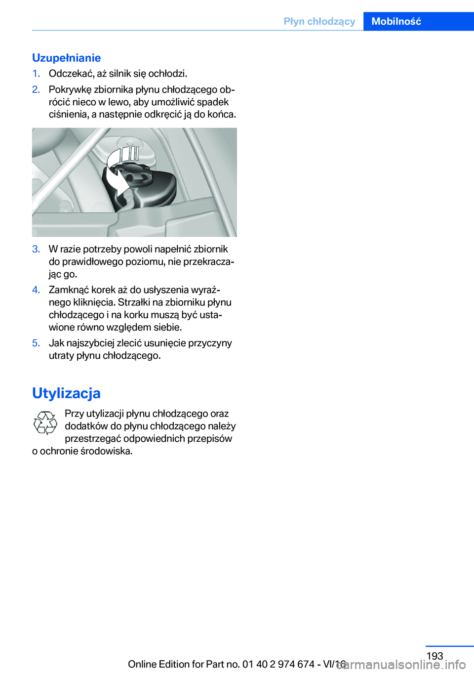 BMW M2 2017  Instrukcja obsługi (in Polish) �U�z�u�p�e�ł�n�i�a�n�i�e�1�.�O�d�c�z�e�k�a�