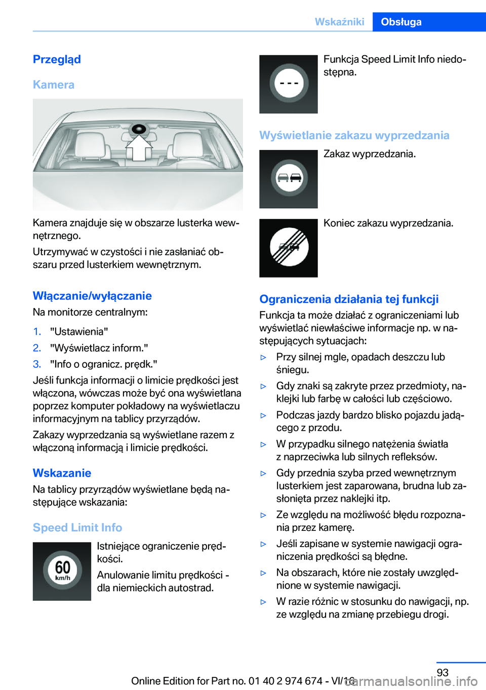 BMW M2 2017  Instrukcja obsługi (in Polish) �P�r�z�e�g�l�