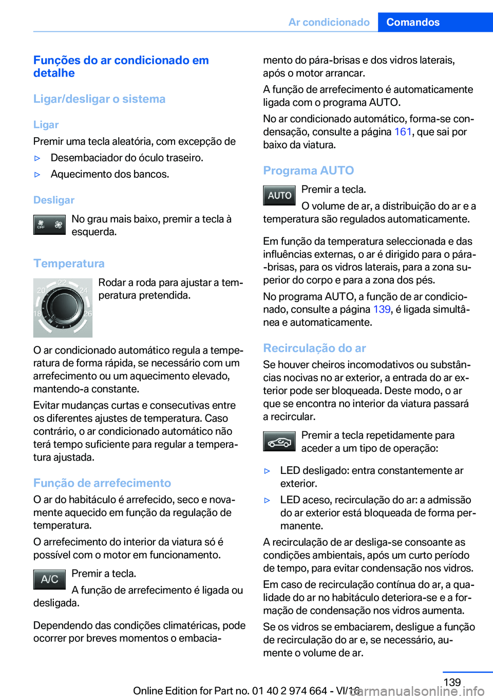 BMW M2 2017  Manual do condutor (in Portuguese) �F�u�n�