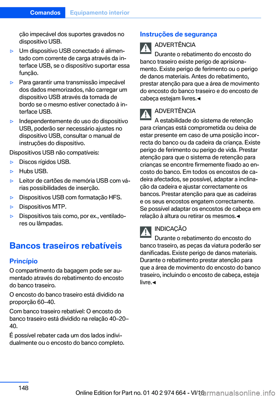 BMW M2 2017  Manual do condutor (in Portuguese) �