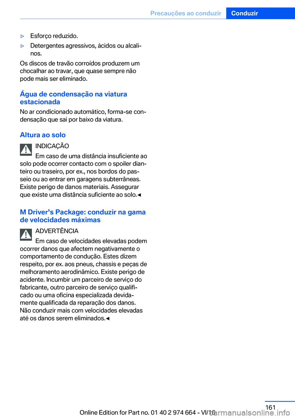 BMW M2 2017  Manual do condutor (in Portuguese) 'y�E�s�f�o�r�