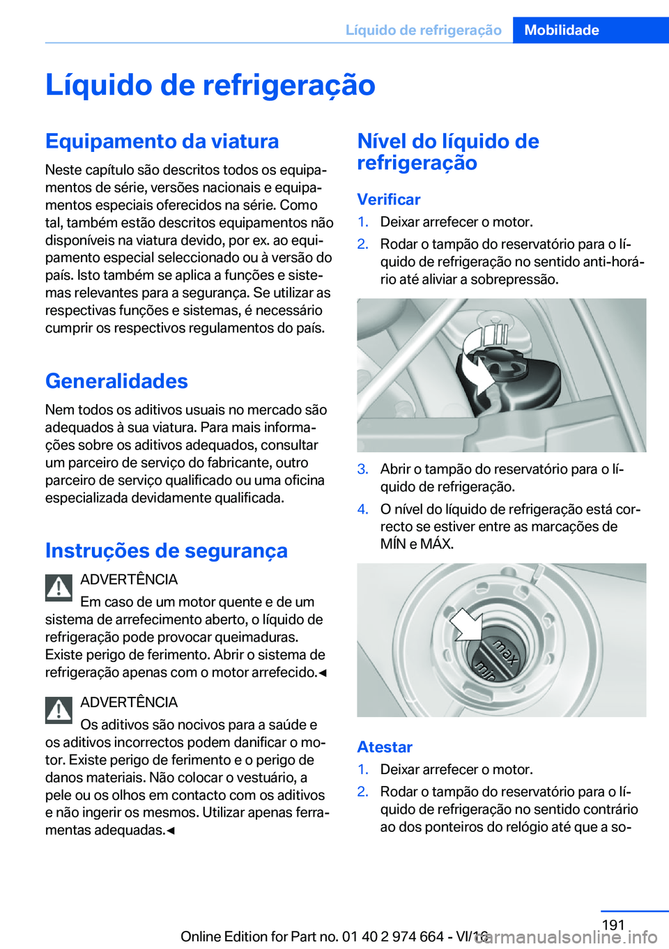 BMW M2 2017  Manual do condutor (in Portuguese) �L�